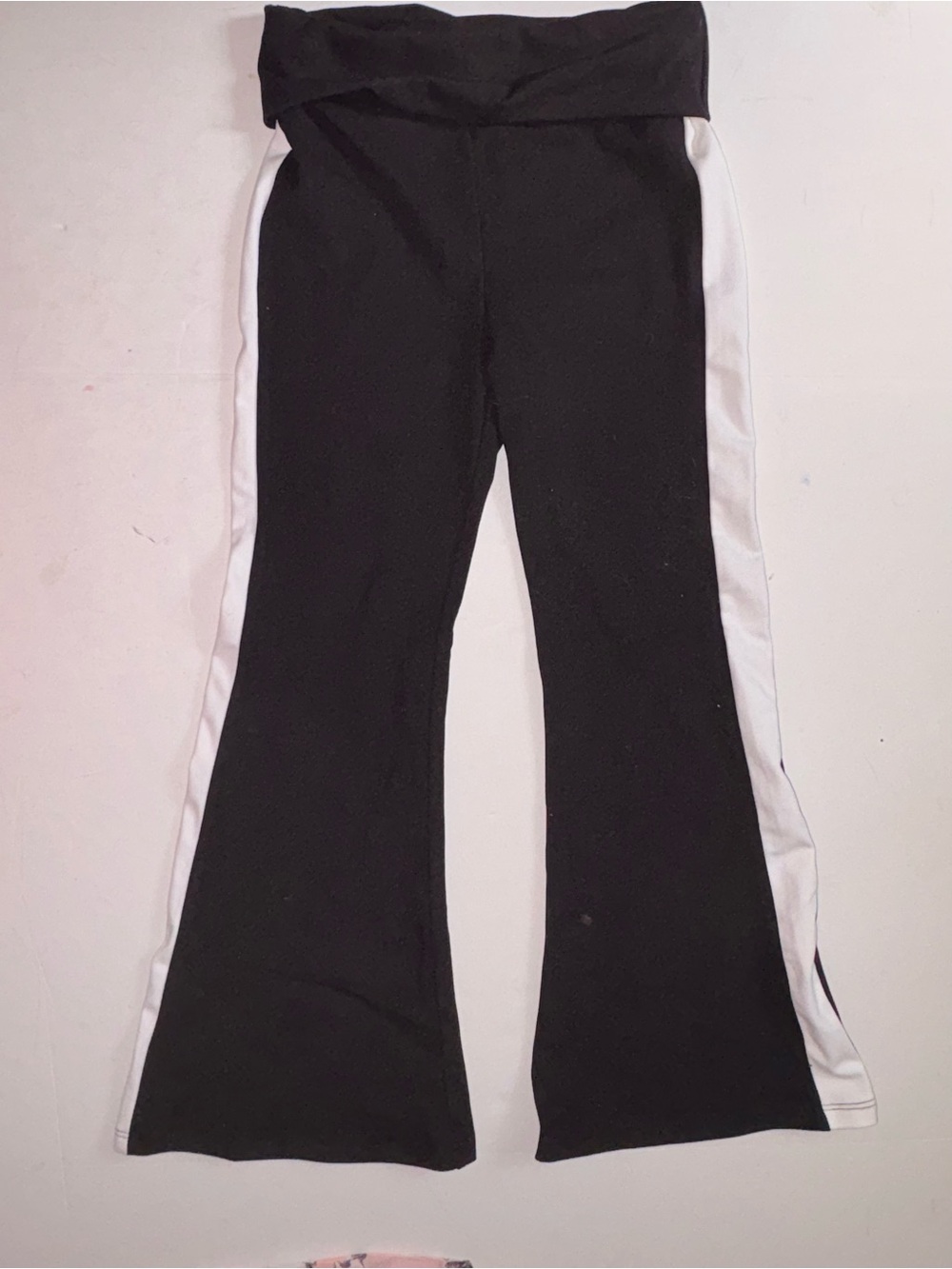 NWOT Art Class size 6/7 flare leg side stripe leggings